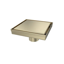 Cargar imagen en el visor de la galería, Desagüe Square Unseen Dorado 15X15