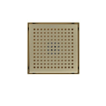 Cargar imagen en el visor de la galería, Desagüe Square Dots Dorado 15X15