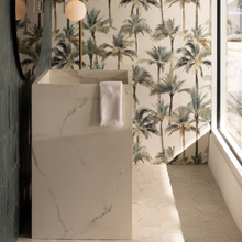 Cargar imagen en el visor de la galería, Lavabo A Colonna Calacatta Light Honed