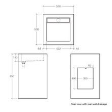 Cargar imagen en el visor de la galería, Lavabo A Colonna Calacatta Light Honed