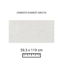 Cargar imagen en el visor de la galería, CEMENTO EVEREST GRIS 59.3x119