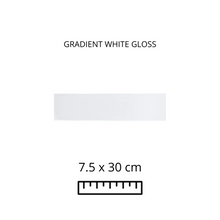 Cargar imagen en el visor de la galería, GRADIENT WHITE GLOSS 7.5X30