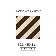 Cargar imagen en el visor de la galería, NENETS-R NATURAL NEGRO 59.3X59.3