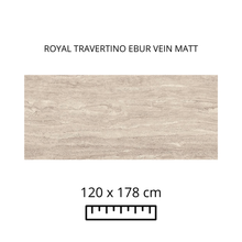 Cargar imagen en el visor de la galería, ROYAL TRAVERTINO EBUR VEIN MATT 120X278