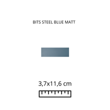 Cargar imagen en el visor de la galería, BITS STEEL BLUE MATT 3.7X11.6