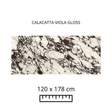 Cargar imagen en el visor de la galería, CALACATTA VIOLA GLOSSY 120X278
