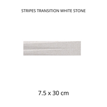 Cargar imagen en el visor de la galería, STRIPES TRANSITION WHITE STONE 7.5 X30