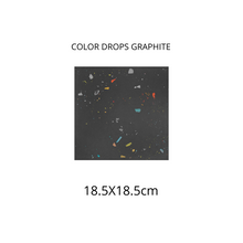 Cargar imagen en el visor de la galería, COLOR DROPS GRAPHITE 18.5x18.5CM