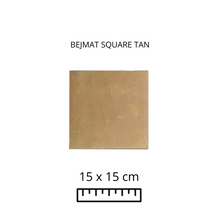 Cargar imagen en el visor de la galería, BEJMAT SQUARE TAN MATT 15X15