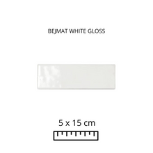 Cargar imagen en el visor de la galería, BEJMAT WHITE GLOSS 5X15