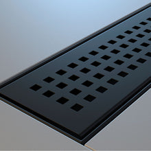 Cargar imagen en el visor de la galería, DESAGUE AQUAFLOW SQUARE DOTS MATT NOIR
