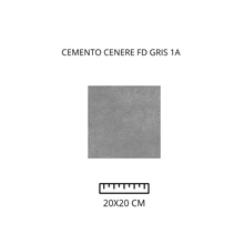 Cargar imagen en el visor de la galería, CEMENTO CENERE FD GRIS 1A 20x20 cm
