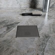 Cargar imagen en el visor de la galería, Desagüe Vertical Square Dots Anthracite 10X10
