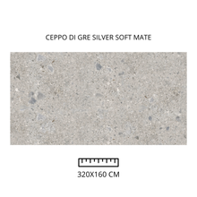 Cargar imagen en el visor de la galería, Ceppo Di Gre Silver Soft Mate 320x160 cm 6 mm
