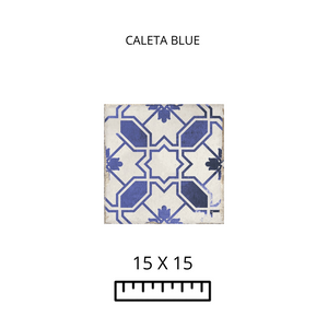 CALETA BLUE 15X15