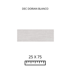 DEC DORIAN BLANCO 25X75