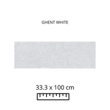 Cargar imagen en el visor de la galería, GHENT WHITE 33.3X100
