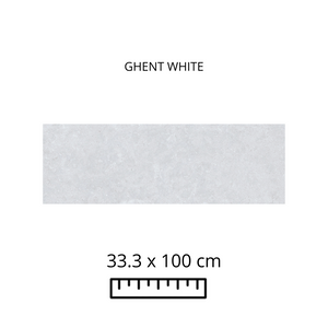 GHENT WHITE 33.3X100