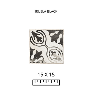 IRUELA BLACK 15X15