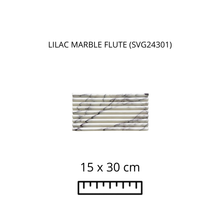 Cargar imagen en el visor de la galería, LILAC MARBLE FLUTE (SVG24301) 15X30
