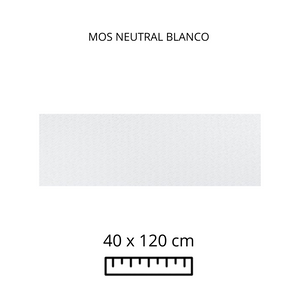 MOS NEUTRAL BLANCO 40X120