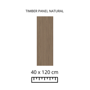 TIMBER PANEL NATURAL 40X120