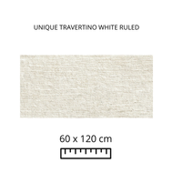 UNIQUE TRAVERTINO WHITE RULED 60X120