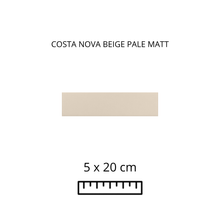 Cargar imagen en el visor de la galería, COSTA NOVA BEIGE PALE MATT 5X20

