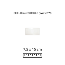 Cargar imagen en el visor de la galería, BISEL BLANCO BRILLO (SW7501W) 7.5x15
