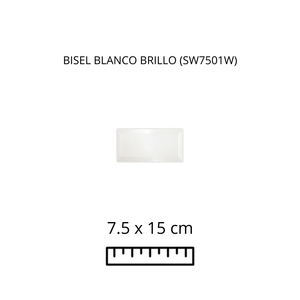 BISEL BLANCO BRILLO (SW7501W) 7.5x15