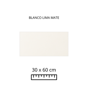 BLANCO LIMA MATE 30x60