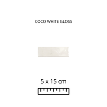 Cargar imagen en el visor de la galería, COCO WHITE GLOSS 5X15

