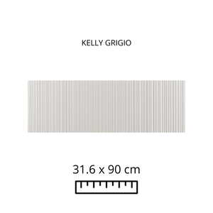 KELLY GRIGIO RECT. 31.6X90