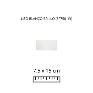 LISO BLANCO BRILLO (SF7501W) 7.5x15