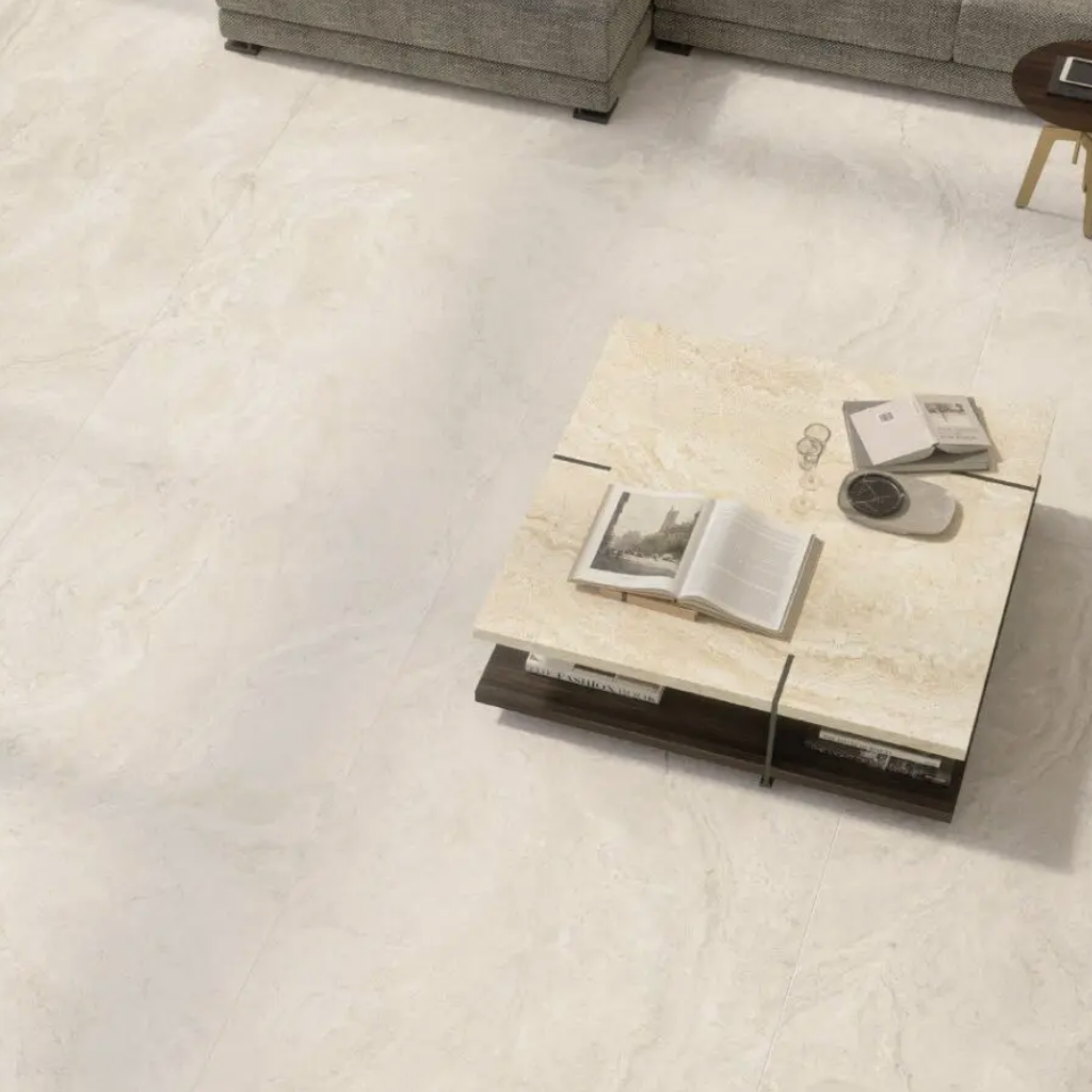 UNIQUE TRAVERTINE MINIMAL WHITE 120x278