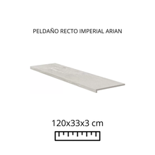 Cargar imagen en el visor de la galería, PELDAÑO RECTO IMPERIAL ARIAN C3 33X120
