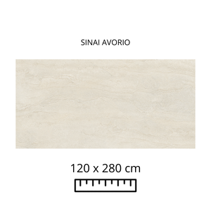 SINAI AVORIO 120X280