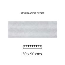 Cargar imagen en el visor de la galería, SASSI BIANCO DECOR 30X90
