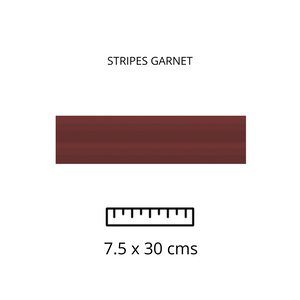 STRIPES GARNET 7.5x30