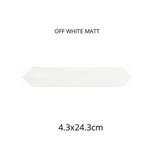 Cargar imagen en el visor de la galería, OFF WHITE MATT/ ON WHITE GLOSS
