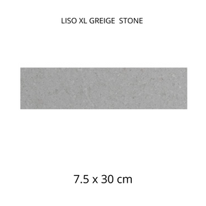 STRIPES LISO XL GREIGE STONE 7.5 X 30