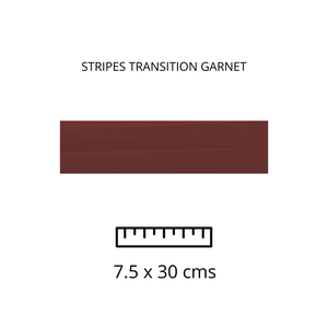 STRIPES TRANSITION GARNET 7.5X30
