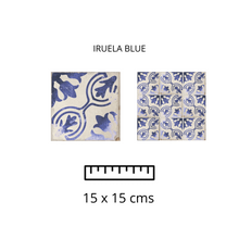 Cargar imagen en el visor de la galería, IRUELA BLUE 15X15
