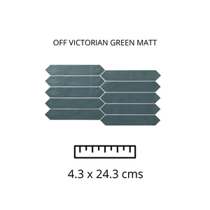 OFF VICTORIAN GREEN MATT/ ON VICTORIAN GREEN GLOSS