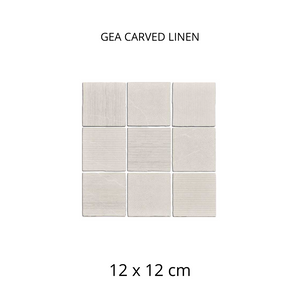 GEA CARVED LINEN 12 X 12