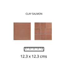 Cargar imagen en el visor de la galería, CLAY SALMON 12.3 X 12.3
