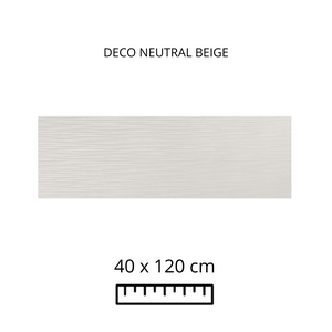 DECO NEUTRAL BEIGE 40X120