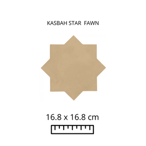 KASBAH STAR FAWN 16.8X16.8