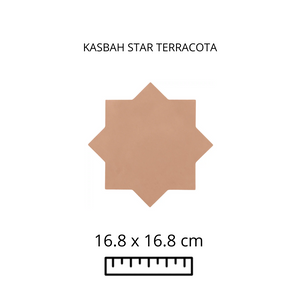 KASBAH STAR TERRACOTA 16.8X16.8