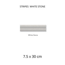 Cargar imagen en el visor de la galería, STRIPES WHITE STONE 7.5 X 30
